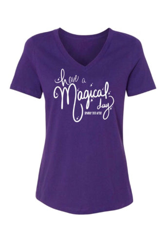 Purple Have a Magical Day Shirt