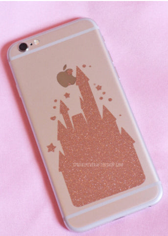 Rose Gold Castle Decal [2.2 by 3.6"]
